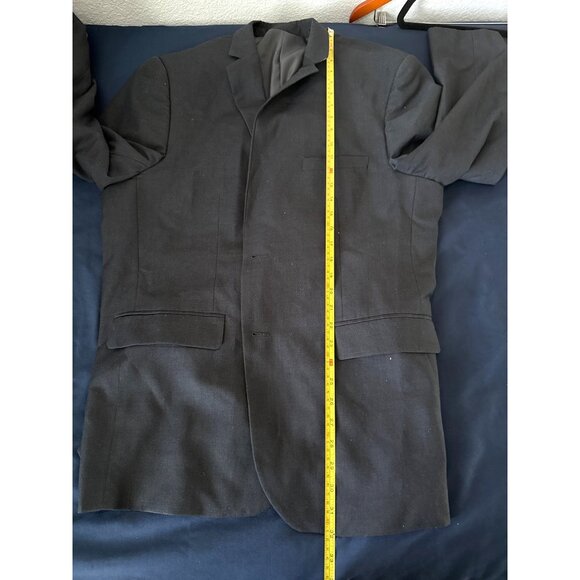 Alain Dupetit Mens Charcoal Blazer 46R/40W Single Breasted Fully Lined Business - Picture 7 of 7